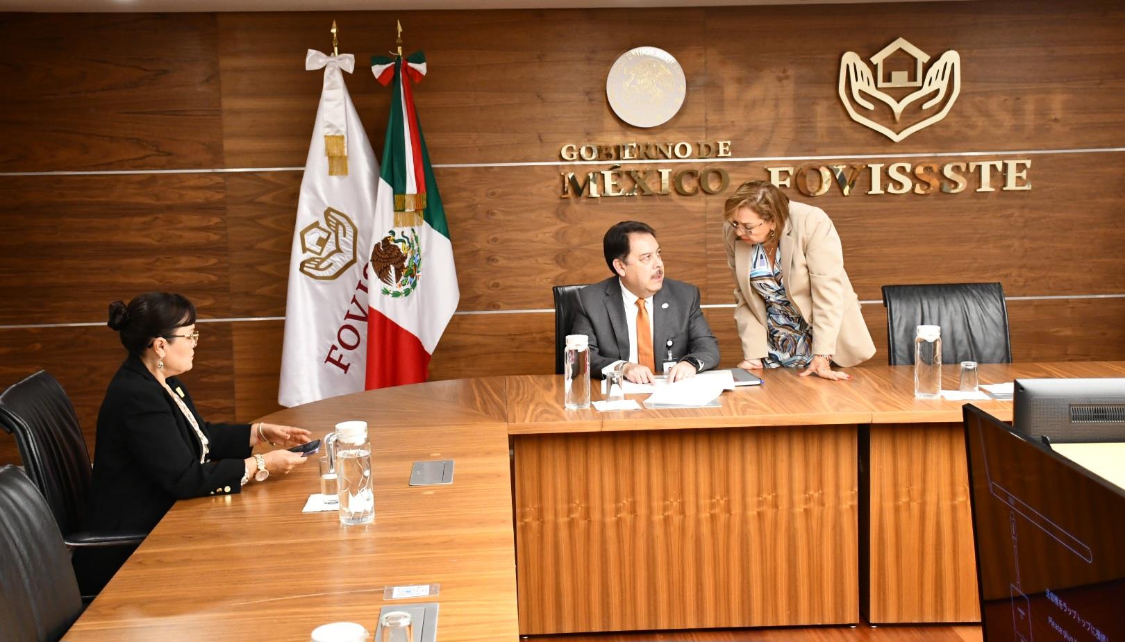 Acuerdo con la Mtra. Jabnely Maldonado Meza, Vocal Ejecutiva del FOVISSSTE